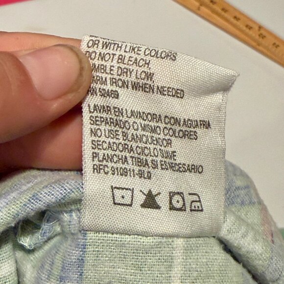 Vintage Lot 2 Christmas Snowman Checkered Pillowcases Holiday Bedding Decor - Picture 4 of 7